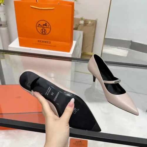 Cheap Hermes High-Heeled Shoes For Women #1422335 Replica Wholesale [$108.00 USD] [ITEM#1422335] on Replica Hermes High-Heeled Shoes