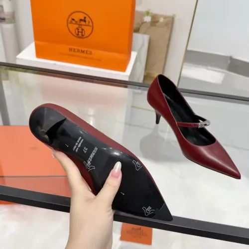 Cheap Hermes High-Heeled Shoes For Women #1422336 Replica Wholesale [$108.00 USD] [ITEM#1422336] on Replica Hermes High-Heeled Shoes