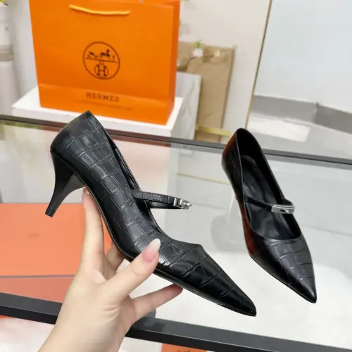 Cheap Hermes High-Heeled Shoes For Women #1422338 Replica Wholesale [$108.00 USD] [ITEM#1422338] on Replica Hermes High-Heeled Shoes