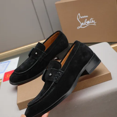 Cheap Christian Louboutin Leather Shoes For Men #1422345 Replica Wholesale [$105.00 USD] [ITEM#1422345] on Replica Christian Louboutin Leather Shoes