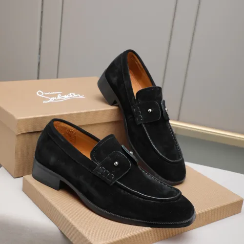 Cheap Christian Louboutin Leather Shoes For Men #1422345 Replica Wholesale [$105.00 USD] [ITEM#1422345] on Replica Christian Louboutin Leather Shoes