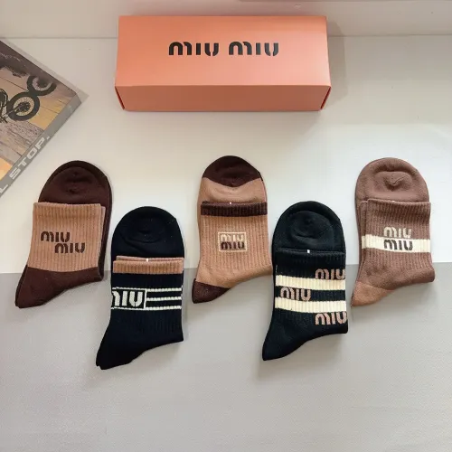 Cheap MIU MIU Socks #1422370 Replica Wholesale [$29.00 USD] [ITEM#1422370] on Replica MIU MIU Socks