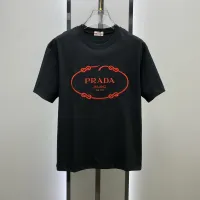 Cheap Prada T-Shirts Short Sleeved For Men #1418327 Replica Wholesale [$60.00 USD] [ITEM#1418327] on Replica Prada T-Shirts