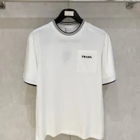 Cheap Prada T-Shirts Short Sleeved For Men #1418328 Replica Wholesale [$64.00 USD] [ITEM#1418328] on Replica Prada T-Shirts