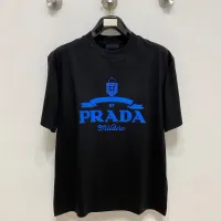 Cheap Prada T-Shirts Short Sleeved For Men #1418392 Replica Wholesale [$64.00 USD] [ITEM#1418392] on Replica Prada T-Shirts
