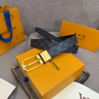 Cheap Louis Vuitton AAA Quality Belts In 3.5cm For Men #1418428 Replica Wholesale [$60.00 USD] [ITEM#1418428] on Replica Louis Vuitton AAA Quality Belts