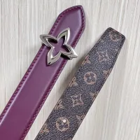 Cheap Louis Vuitton AAA Quality Belts In 3.0cm For Women #1418470 Replica Wholesale [$56.00 USD] [ITEM#1418470] on Replica Louis Vuitton AAA Quality Belts
