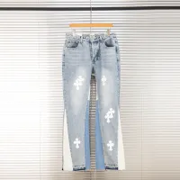 Cheap Chrome Hearts Jeans For Men #1418558 Replica Wholesale [$48.00 USD] [ITEM#1418558] on Replica Chrome Hearts Jeans