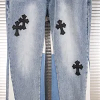 Cheap Chrome Hearts Jeans For Men #1418559 Replica Wholesale [$48.00 USD] [ITEM#1418559] on Replica Chrome Hearts Jeans
