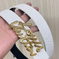 Cheap Louis Vuitton AAA Quality Belts In 3.0cm For Women #1418584 Replica Wholesale [$64.00 USD] [ITEM#1418584] on Replica Louis Vuitton AAA Quality Belts