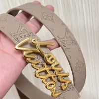 Cheap Louis Vuitton AAA Quality Belts In 3.0cm For Women #1418588 Replica Wholesale [$64.00 USD] [ITEM#1418588] on Replica Louis Vuitton AAA Quality Belts