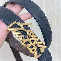 Cheap Louis Vuitton AAA Quality Belts In 3.0cm For Women #1418661 Replica Wholesale [$64.00 USD] [ITEM#1418661] on Replica Louis Vuitton AAA Quality Belts