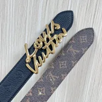 Cheap Louis Vuitton AAA Quality Belts In 3.0cm For Women #1418661 Replica Wholesale [$64.00 USD] [ITEM#1418661] on Replica Louis Vuitton AAA Quality Belts