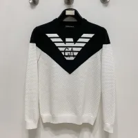 Cheap Armani Sweaters Long Sleeved For Men #1418728 Replica Wholesale [$85.00 USD] [ITEM#1418728] on Replica Armani Sweaters