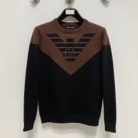 Cheap Armani Sweaters Long Sleeved For Men #1418729 Replica Wholesale [$85.00 USD] [ITEM#1418729] on Replica Armani Sweaters