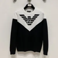 Cheap Armani Sweaters Long Sleeved For Men #1418730 Replica Wholesale [$85.00 USD] [ITEM#1418730] on Replica Armani Sweaters