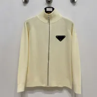 Cheap Prada Sweaters Long Sleeved For Men #1418745 Replica Wholesale [$122.00 USD] [ITEM#1418745] on Replica Prada Sweaters