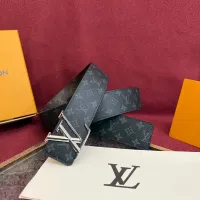 Cheap Louis Vuitton AAA Quality Belts In 4.0cm For Men #1418787 Replica Wholesale [$56.00 USD] [ITEM#1418787] on Replica Louis Vuitton AAA Quality Belts