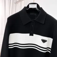 Cheap Prada Sweaters Long Sleeved For Men #1419147 Replica Wholesale [$72.00 USD] [ITEM#1419147] on Replica Prada Sweaters