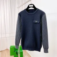 Cheap Prada Sweaters Long Sleeved For Men #1419151 Replica Wholesale [$76.00 USD] [ITEM#1419151] on Replica Prada Sweaters