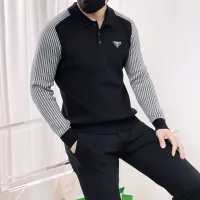 Cheap Prada Sweaters Long Sleeved For Men #1419155 Replica Wholesale [$76.00 USD] [ITEM#1419155] on Replica Prada Sweaters