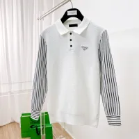 Cheap Prada Sweaters Long Sleeved For Men #1419156 Replica Wholesale [$76.00 USD] [ITEM#1419156] on Replica Prada Sweaters