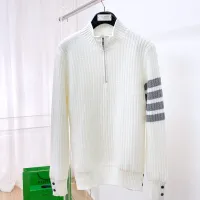 Cheap Thom Browne TB Sweaters Long Sleeved For Men #1419172 Replica Wholesale [$92.00 USD] [ITEM#1419172] on Replica Thom Browne TB Sweaters