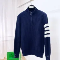 Cheap Thom Browne TB Sweaters Long Sleeved For Men #1419174 Replica Wholesale [$92.00 USD] [ITEM#1419174] on Replica Thom Browne TB Sweaters