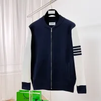 Cheap Thom Browne TB Sweaters Long Sleeved For Men #1419176 Replica Wholesale [$72.00 USD] [ITEM#1419176] on Replica Thom Browne TB Sweaters