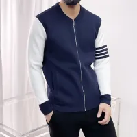 Cheap Thom Browne TB Sweaters Long Sleeved For Men #1419176 Replica Wholesale [$72.00 USD] [ITEM#1419176] on Replica Thom Browne TB Sweaters