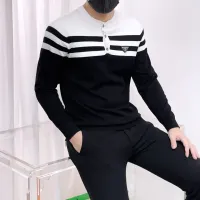 Cheap Prada Sweaters Long Sleeved For Men #1419191 Replica Wholesale [$85.00 USD] [ITEM#1419191] on Replica Prada Sweaters
