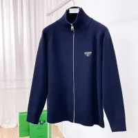 Cheap Prada Sweaters Long Sleeved For Men #1419196 Replica Wholesale [$122.00 USD] [ITEM#1419196] on Replica Prada Sweaters
