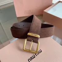 Cheap MIU MIU AAA Quality Belts In 3.5cm For Unisex #1419238 Replica Wholesale [$56.00 USD] [ITEM#1419238] on Replica MIU MIU AAA Quality Belts