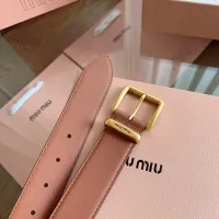 Cheap MIU MIU AAA Quality Belts In 3.5cm For Unisex #1419242 Replica Wholesale [$56.00 USD] [ITEM#1419242] on Replica MIU MIU AAA Quality Belts
