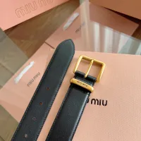 Cheap MIU MIU AAA Quality Belts In 3.5cm For Unisex #1419243 Replica Wholesale [$56.00 USD] [ITEM#1419243] on Replica MIU MIU AAA Quality Belts