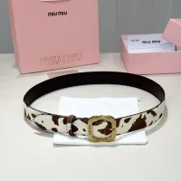 Cheap MIU MIU AAA Quality Belts In 3.5cm For Unisex #1419244 Replica Wholesale [$56.00 USD] [ITEM#1419244] on Replica MIU MIU AAA Quality Belts