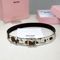 Cheap MIU MIU AAA Quality Belts In 3.5cm For Unisex #1419245 Replica Wholesale [$56.00 USD] [ITEM#1419245] on Replica MIU MIU AAA Quality Belts