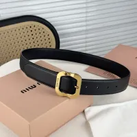 Cheap MIU MIU AAA Quality Belts In 3.5cm For Unisex #1419251 Replica Wholesale [$56.00 USD] [ITEM#1419251] on Replica MIU MIU AAA Quality Belts