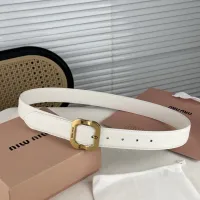 Cheap MIU MIU AAA Quality Belts In 3.5cm For Unisex #1419254 Replica Wholesale [$56.00 USD] [ITEM#1419254] on Replica MIU MIU AAA Quality Belts