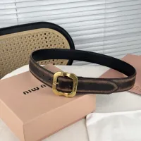 Cheap MIU MIU AAA Quality Belts In 3.5cm For Unisex #1419256 Replica Wholesale [$56.00 USD] [ITEM#1419256] on Replica MIU MIU AAA Quality Belts