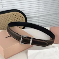 Cheap MIU MIU AAA Quality Belts In 3.5cm For Unisex #1419259 Replica Wholesale [$56.00 USD] [ITEM#1419259] on Replica MIU MIU AAA Quality Belts