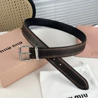 Cheap MIU MIU AAA Quality Belts In 3.5cm For Unisex #1419259 Replica Wholesale [$56.00 USD] [ITEM#1419259] on Replica MIU MIU AAA Quality Belts