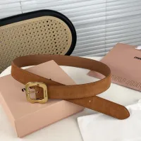 Cheap MIU MIU AAA Quality Belts In 3.5cm For Unisex #1419262 Replica Wholesale [$56.00 USD] [ITEM#1419262] on Replica MIU MIU AAA Quality Belts