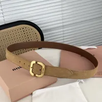 Cheap MIU MIU AAA Quality Belts In 3.5cm For Unisex #1419263 Replica Wholesale [$56.00 USD] [ITEM#1419263] on Replica MIU MIU AAA Quality Belts