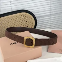 Cheap MIU MIU AAA Quality Belts In 3.5cm For Unisex #1419264 Replica Wholesale [$56.00 USD] [ITEM#1419264] on Replica MIU MIU AAA Quality Belts