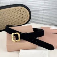 Cheap MIU MIU AAA Quality Belts In 3.5cm For Unisex #1419265 Replica Wholesale [$56.00 USD] [ITEM#1419265] on Replica MIU MIU AAA Quality Belts