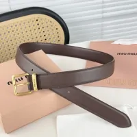 Cheap MIU MIU AAA Quality Belts In 3.5cm For Unisex #1419268 Replica Wholesale [$56.00 USD] [ITEM#1419268] on Replica MIU MIU AAA Quality Belts