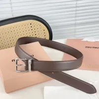Cheap MIU MIU AAA Quality Belts In 3.5cm For Unisex #1419270 Replica Wholesale [$56.00 USD] [ITEM#1419270] on Replica MIU MIU AAA Quality Belts