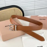 Cheap MIU MIU AAA Quality Belts In 3.5cm For Unisex #1419277 Replica Wholesale [$56.00 USD] [ITEM#1419277] on Replica MIU MIU AAA Quality Belts