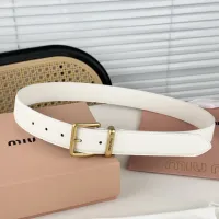 Cheap MIU MIU AAA Quality Belts In 3.5cm For Unisex #1419278 Replica Wholesale [$56.00 USD] [ITEM#1419278] on Replica MIU MIU AAA Quality Belts